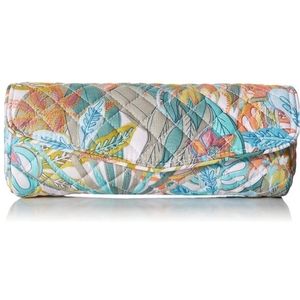 Vera Bradley Women's Recycled Cotton on a Roll Makeup Brush & Pencil Case Bag